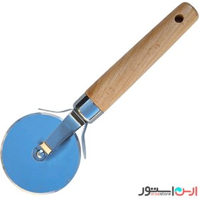 تصویر پیتزا بر دسته چوبی شنگیا 