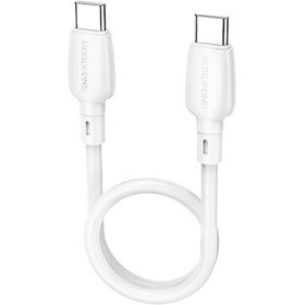 تصویر کابل دو سر تایپ سی پاور بانکی بروفون مدل BX93 طول 25cm CABLE USB-C TO USB-C 25cm bx93