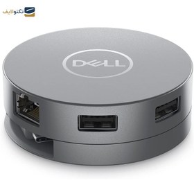 تصویر هاب USB-C دل 6 پورت مدل DA305 Dell 6-in-1 USB-C Multiport Adapter - DA305