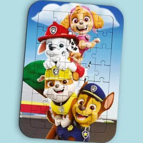 تصویر پازل چوبی سگ های نگهبان (طرح1) 