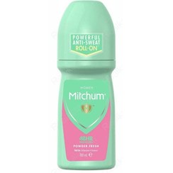 تصویر رول ضد تعریق زنانه میچام Mitchum مدل POWDER FRESH (صورتی کمرنگ) حجم 100 میلی لیتر 