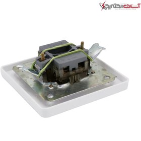 تصویر کلید زنگ جهان الکتریک مدل ویترا سفید کلید زنگ جهان الکتریک مدل ویترا سفید