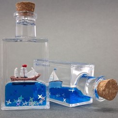 تصویر کشتی معلق دکوری 