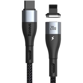 تصویر کابل باسئوس تبدیل 1 متری USB به لایتنینگ مدل Zinc Magnetic CALXC-K06 ا Baseus Zinc Magnetic CALXC-K06 USB TO Lightning DATA CABLE Baseus Zinc Magnetic CALXC-K06 USB TO Lightning DATA CABLE