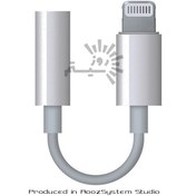 تصویر مبدل لایتنینگ به جک 3.5 میلی متری هدفون اپل Apple Lightning To 3.5mm Headphone Jack Adapter