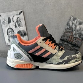 تصویر ادیداس زدایکس 8000 پوست ماری طوسی نارنجی ADIDAS ZX8000 