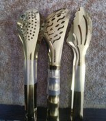 تصویر انبر سالاد یونیک طلایی 