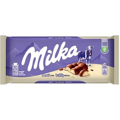 تصویر Milka شکلات شیری بابلی سفید 95 گرمی میلکا 