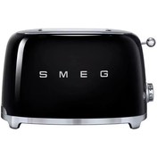 تصویر توستر اسمگ مدل TSF01 مشکی Smeg Toaster TSF01BL