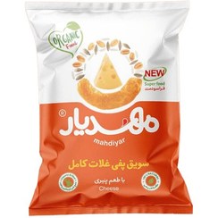 تصویر اسنک سویق پفی غلات کامل پنیری مهدیار 50 گرم Mahdiyar cheese snack