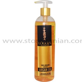 تصویر روغن آرگان الکسیر لوجیا مخصوص پوست و مو حجم 400 میلی لیتر Loggia Elixir Argan Oil for Hair and Skin 400ml