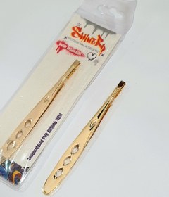 تصویر موچین فلزی طلایی shiner 