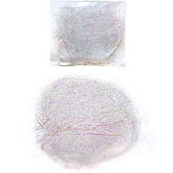 تصویر پوشال لیزری سفید هفت‌رنگ 