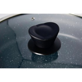 تصویر تابه دو دسته یونیک مدل UN-7823 سایز ۳۲ گرانیتی 