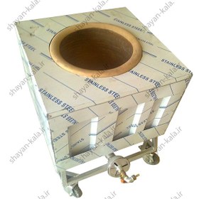 تصویر تنور متحرک 6 نان 