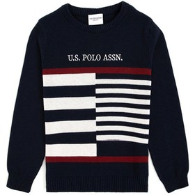 تصویر بافت و پلیور پسرانه برند یو اس پلو U.S. Polo Assn. اصل KARMKIDS 