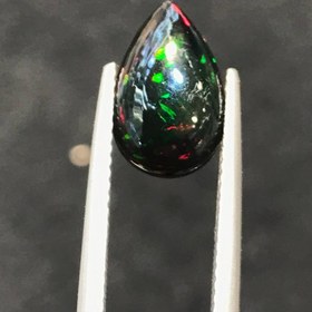 تصویر نگین اپال مشکی اصل سایز 13*8 