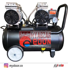 تصویر کمپرسور باد 2 موتوره ادون 50 لیتری سایلنت مدل ED5502A-50L 