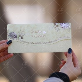 تصویر کارت عروسی ارزان پاکت دار کد 519 
