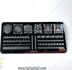 تصویر شابلون فلزی ناخن 9 