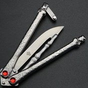 تصویر چاقوی پروانه ای اورجینال همراه با کیف 