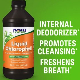 تصویر مایع کلروفیل ناو NOW Chlorophyll Liquid