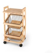 تصویر جا سیب زمینی و پیاز 2طبقه شانو طرح ایکیا 3320 