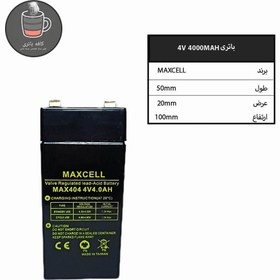 تصویر باتری سیلد اسید 4 ولت 4 آمپر sla battery 4 v 4 ah گریت 