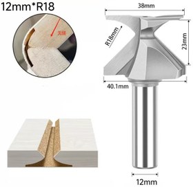 تصویر تیغ اورفرز خم منحنی R18 