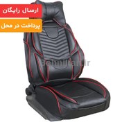 تصویر روکش صندلی چرم طرح عقاب برند رایکو کاور مناسب پژو 206 و 207 کد 33383 