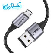 تصویر کابل شارژ و دیتا 2.4 آمپر Micro USB Male به USB 2.0 A Male یوگرین مدل US290 سری 60148 