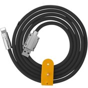 تصویر کابل شارژ سیلیکونی ایفون 