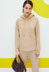 تصویر هودی ساده زنانه بغل چاک دار برند اچ اند ام H&M 