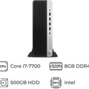 تصویر مینی کیس استوک اچ پی HP ProDesk 800/600 G3 پردازنده i7 HP ProDesk 600 G3 i7-8GB-500GB