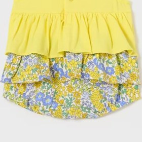 تصویر سرهمی بدون آستین گلدار دخترانه | مایورال Mayoral MY24Y1606 