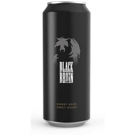 تصویر نوشیدنی انرژی زای بلک اصل ترکیه black bruin قوطی فلزی 500 میلی لیتری باکس 24 تایی 