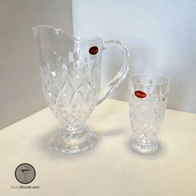 تصویر پارچ و لیوان کریستال آنجلیکا ا Angelica pitcher and glass Angelica pitcher and glass
