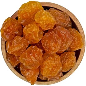 تصویر آلو خشک طلایی (با هسته) 500 گرمی Dried Mirabelle Plum 500g