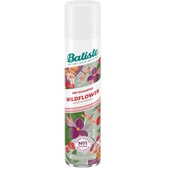 تصویر شامپو خشک باتیست مدل WILDFLOWER حجم 200 میل BATISTE DRY SHAMPOO WILDFLOWER CAREFREE BLOOMS