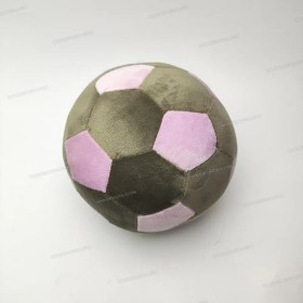 تصویر عروسک توپ پارچه ای نانو کوچک - زردصورتی Small Fabric Ball