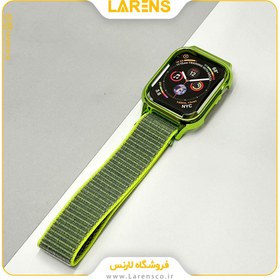 تصویر لارنس | قیمت و خرید بند اپل واچ Loop Sport + Case سایز 44mm كد 41 رنگ Bright yellow 