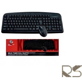 تصویر کیبورد و ماوس با سیم ایکس پی مدل 9600 ام ا 9600M Wired Keyboard and Mouse 9600M Wired Keyboard and Mouse