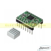 تصویر درایور استپر موتور A4988 سبز (Green) a4988 stepper motor driver green