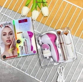 تصویر پک اورجینال مراقبت از پوست Moehair Beauty 3IN1. ماساژور صورت موکن صورت وبدن فلاوزماساژور صورت موکن صورت وبدن فلاوز 