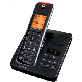 تصویر تلفن بی سیم موتورولا مدل CD212 دو گوشی پیغامگیر Telephone Motorola model CD212