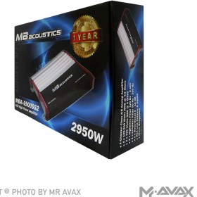 تصویر آمپلی فایر ام بی آکوستیک مدل MBA-6900SS2 MB Acoustics MBA-6900SS2 Car Amplifier