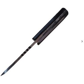 تصویر چاقوی شکاری آهن بر استاد سعید ایپکی با غلاف کمری 