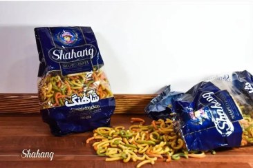 تصویر پاستا سبزیجات لوله ای شاهنگ 400 گرمی 