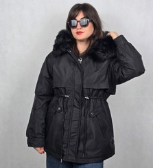 تصویر کاپشن خارجی کلاه خزدار 2208 