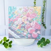 تصویر نقاشی آبرنگی اعداد سایز ۳۰×۳۰ 